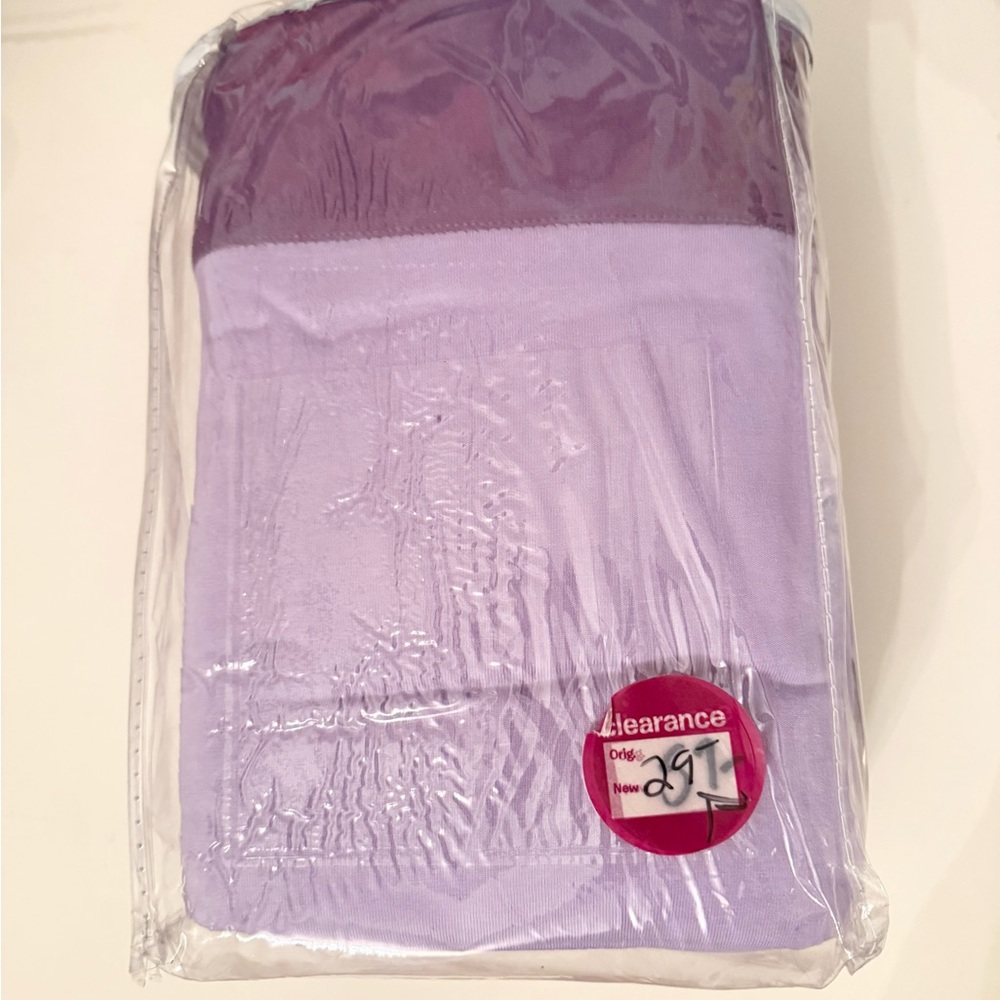 NWT The bombay company full purple jersey sheet set